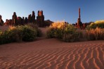 desert, Arizona, Utah, Monument Valley, dunes, sunrise, rock